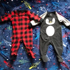 Carter’s Flannel Footed Sleep & Play 2-Pack